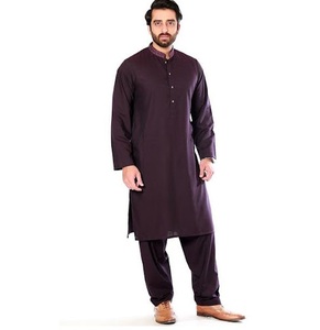 Shalwar Kameez pour homme en coton, soie et viscose de haute qualité, élégant, longueur genou, dans les derniers designs 2021, vente en gros - Product Image 1