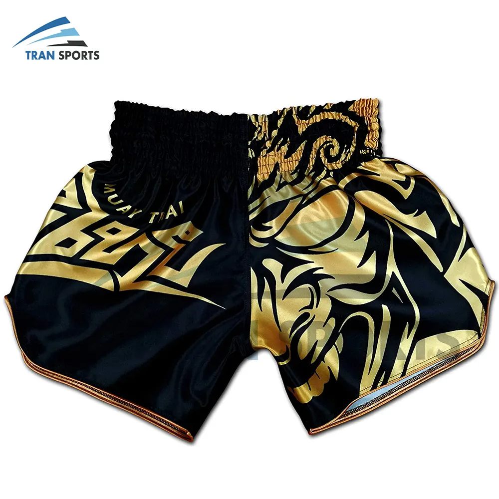 Quần Short Đấm Bốc Vật Lộn Kickboxing Fight Muay Thái Tùy Chỉnh Thăng Hoa MMA Quần Short Đấm Bốc Ngắn