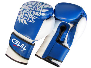 Guantes de boxeo de cuero sintético hechos a medida, guantes de entrenamiento con logotipo personalizado, venta al por mayor, fabricante - Product Image 3