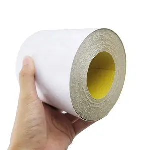 ม้วนกระดาษทรายกาวที่ได้รับการสนับสนุนม้วนกระดาษอลูมิเนียมออกไซด์สีขาว