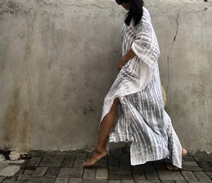 Caftán largo hecho a mano para mujer, caftán largo para vestir en la playa - Product Image 3