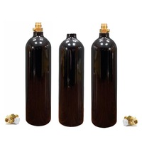 24oz Revêtement personnalisé Couleur Paintball Pcp CO2 Bouteille de gaz avec vanne marche/arrêt
