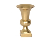 Vase torsadé en forme de trompette, 1 pièce, décoration Antique en argent et métal, centre de table pour décoration de sol de mariage