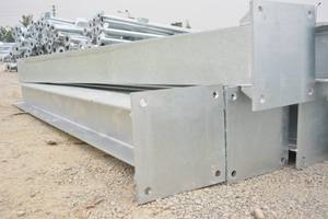 เสาเหล็กชุบสังกะสีแบบจุ่มร้อน SS400/Q235 สำหรับสายส่งไฟฟ้า ตามมาตรฐาน JIS/ASTM - Product Image 5