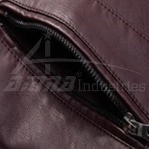 เสื้อแจ็กเก็ตหนังแฟชั่นสีน้ำตาล,เสื้อแจ็กเก็ตแฟชั่นหนังสำหรับผู้ชายจากปากีสถาน - Product Image 5