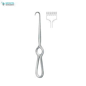 Kocher Retractors Six Prong Sharp 22.5 cm - High Quality Retractors - Product Image 5