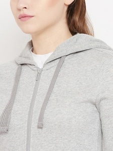 Sudadera con capucha de lana para mujer, nuevo diseño, talla grande - Product Image 4
