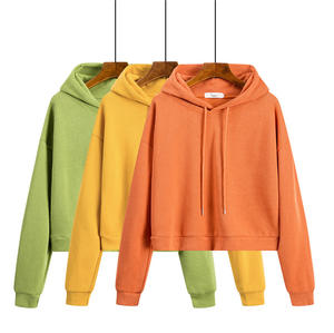 Sudadera con capucha deportiva personalizada, Top corto de gran tamaño, algodón, negro, blanco, barato, para equipo de baloncesto - Product Image 1