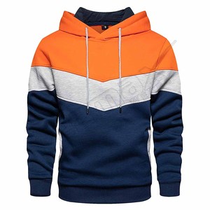 New Fashion Men Autumn Winter Hooded Street Long Sleeve loose Solid Color Hooded Casual Fleece Tops Colorful Hoodies - Product Image 3