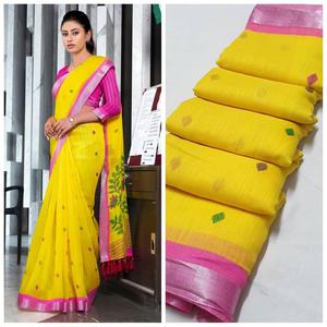 Mattu zari saree imprimée couleur bleue, joli chemisier, vente en gros, vêtements traditionnels, fabrication en temps, 2022 - Product Image 2