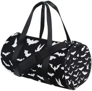 Sublimated Gym Duffel Bag Best Quality Custom Sublimation Designs Round Travel Sport Gym Bags for Men Women