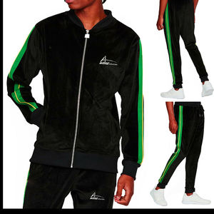 ชุดกีฬาผู้ชายแขนยาว,เสื้อฮู้ดและกางเกง - Product Image 3