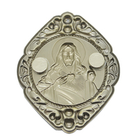 Médaille religieuse en bronze gravée sur mesure en vrac