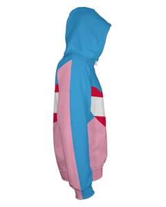 Âge Jouer Fétiche Fierté Drapeau Zip Sweat À Capuche - Product Image 5