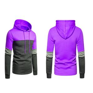 Haut à capuche pour hommes OEM manches longues décontracté extérieur femmes coton coupe ajustée vêtements d'hiver sweat uni pull respirant - Product Image 3