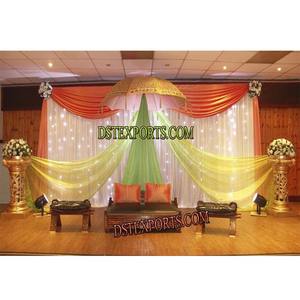 มุสลิมงานแต่งงานสีสันMEHANDI STAGEชุดปากีสถานงานแต่งงานSangeetตกแต่งเวทีHenna PartyสีสันStage - Product Image 1