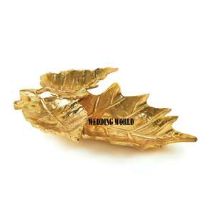 Metal Serving Platter Gold Plated Designer Wholesale Fancy Serving Platter Classic Designer Hot <b>Sale</b> Metal Serving Dish - Product Image 2