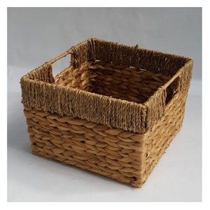 เวียดนามหัตถกรรมที่ขายดีที่สุดน้ำผักตบชวาถาดตะกร้าหัตถกรรมตะกร้าถาดสำหรับการส่งออก - Product Image 6