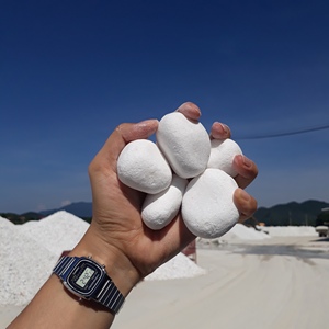 Guijarros blancos de nieve, suministros de fábrica de Vietnam, para jardín, paisajismo, al aire libre, piedra caída - Product Image 4