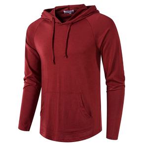 Sudadera con capucha de lana para hombre, con logotipo personalizado bordado, prendas de vestir, talla grande, OEM - Product Image 1