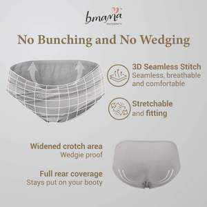 Ropa interior de algodón de cintura baja XL, bragas de punto de cobertura completa, bragas de recuperación posparto, bragas de mujer - Product Image 4