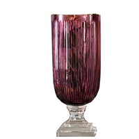 Vase à fleurs en verre moderne pour la décoration de la maison et des mariages, luxe, écologique, contemporain, pour table, logo personnalisé, transparent, pour hôtels