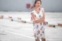 Nouvelles Arrivées Vêtements Grande Taille Femme Été Décontracté Manches Longues Viscose Taille Naturelle Mini Robe Trapèze Soutien-Gorge Intégré Sexy Service OEM