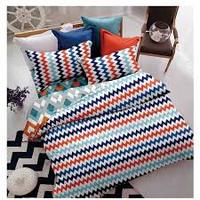 Drap de lit en satin, literie de luxe avec impression personnalisée, 100 coton, Queen size et King size