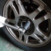 Outils automobiles : Jeu de douilles torsadées pour démonter les écrous de roue, extracteur en acier SCM440 haute dureté avec revêtement en oxyde noir, 12mm-22mm