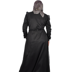 Robe Abaya en Tissu de Haute Qualité XXL Magnifiquement Conçu Ethnique Epaulette Cordon de Serrage Taille Poches Avant Longue Dernière Mode - Product Image 3