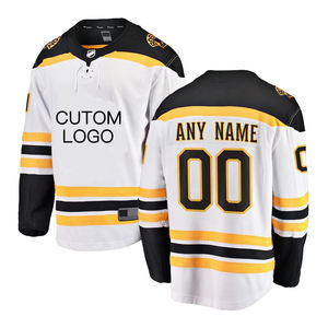 Camiseta de hockey de equipo local y visitante con bordado de alta calidad, manga larga personalizada con logotipo impreso para ropa de hockey sobre hielo, 2025 - Product Image 4