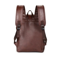 Sac à dos en cuir pu pour hommes, intelligent, pour ordinateur portable, personnalisé, avec Logo
