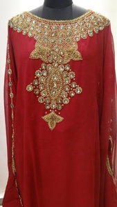 ฟาราชาคาฟตานาบีอะบายาดูไบ Abaya Kaftan ดีไซน์งานคริสตัลคุณภาพสูง - Product Image 4