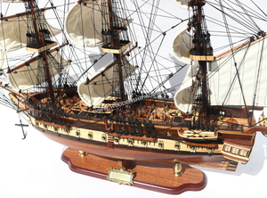 USS-modelo de barco de madera, modelo de barco alto/artesanía - Product Image 2