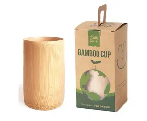 베트남에서 최고의 가격과 하이 퀄리티 재료로 사용자 정의 크기 대나무 컵/맥주 대나무 컵/대나무 섬유 컵