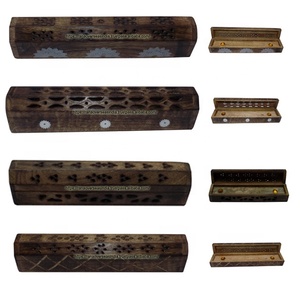 Eco Friendly Wholesale Wooden Handmade <b>Incense</b> <b>Burner</b> Ash Catcher Agarbatti Holder for Meditation Yoga Aromatherapy Religious - Product Image 1