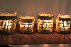 Rainbow <b>Paraffin</b> Pillar Candle in Glass Jar for Home Decor - Product Image 3