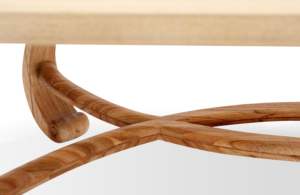 Custom Wooden Coffee <b>Table</b> Floral Inlay Veneer Classic Minimalist Design Living Room Home Hotel Furniture - Product Image 4