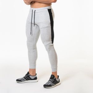 Jogger กางเกงวิ่งผู้ชาย,เครื่องวิ่งจ็อกกิ้งทำจากผ้าฝ้ายยืดได้ยาว2020สีกากีสีเขียว - Product Image 4