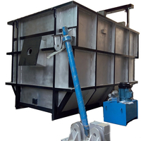Nouvelle condition Mini four de fusion de ferraille d'aluminium 5000 KGS convertisseur à gaz Skelner four à réverbération pour la fabrication de lingots