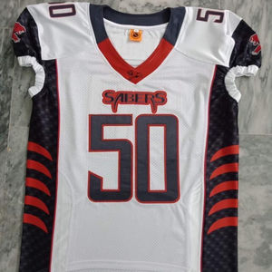 Vêtements de sport d'équipe de football américain en twill personnalisé bon marché en gros, maillot uniforme - Product Image 4