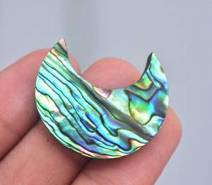 Wholesale Natural Sea <b>Shell</b> Charm Mother of Pearl Crescent Moon Horn Pendant For Fashion Jewelry Making - Product Image 3