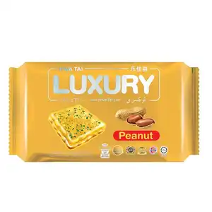 Hwa Tai Luxury Vegetable Cream Sandwich - 20g Peanut Sandwich Biscuits