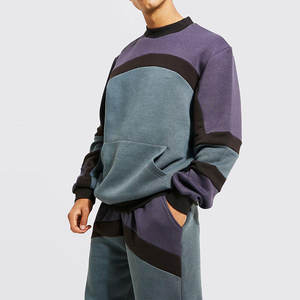 GAF Suit de survêtement d'hiver personnalisé Logo de marque privée Survêtements pour hommes Sweatshirts Ensemble de jogging 100% polyester à séchage rapide - Product Image 3