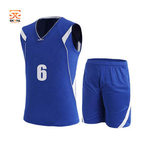 เสื้อบาสเก็ตบอลดีไซน์มืออาชีพ แห้งเร็ว ป้องกันแบคทีเรีย ระบายอากาศได้ดี มาใหม่ ผ้าฝ้าย 100% มาตรฐาน BSCI ชุดกีฬา ไซส์ใหญ่ - Product Image 2