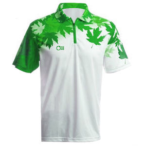 T-shirt en polyester avec logo personnalisé, vente en gros, été 2020 - Product Image 1