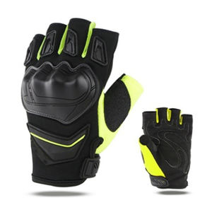 Gants tactiques de tir sportif, de chasse et de moto, à demi-doigts, en softshell noir, compatibles avec les écrans tactiles, de qualité militaire - Product Image 3