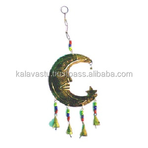 Carillon à vent mural en laiton d'angle décoratif avec cloche pour la décoration de la maison carillon à vent en laiton de conception Unique - Product Image 6