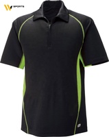 Kaos Turtleneck Lengan Pendek Pria Custom 220gsm Kasual Bernapas Ramah Lingkungan Anti-Pilling Bordir Logo Cetak Hewan Plus