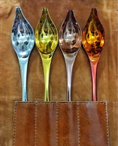 Thép không gỉ truyền thống nhà bếp đầu bếp nhíp Bộ Dài tong răng cưa Mẹo thân thiện với môi công cụ nấu ăn màu xanh lá cây nhanh chóng các ngành công nghiệp - Product Image 2